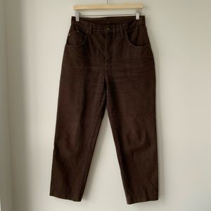 BROWN STRAIGHT LEG JEANS